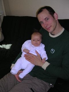 Agathe et Serge 1 mois